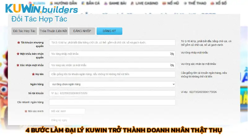 Làm đại lý Kuwin kiếm tiền như một doanh nhân thật thụ 4 bước làm đại lý Kuwin trở thành doanh nhân thật thụ