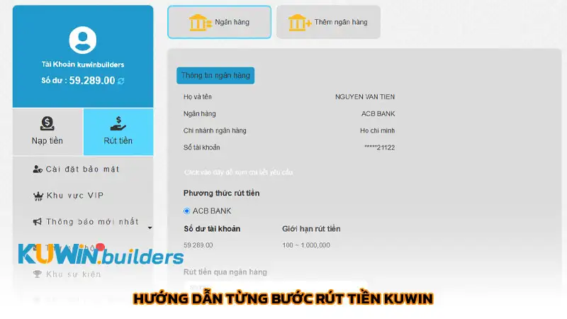 Rút tiền Kuwin: Quy trình đơn giản để nhận thưởng thắng cược Hướng dẫn từng bước rút tiền Kuwin