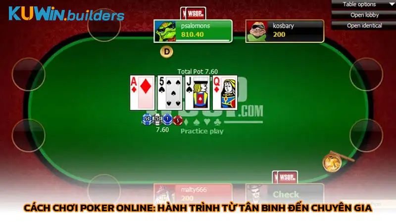 Cách chơi poker