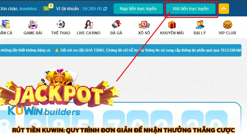 Rút tiền Kuwin