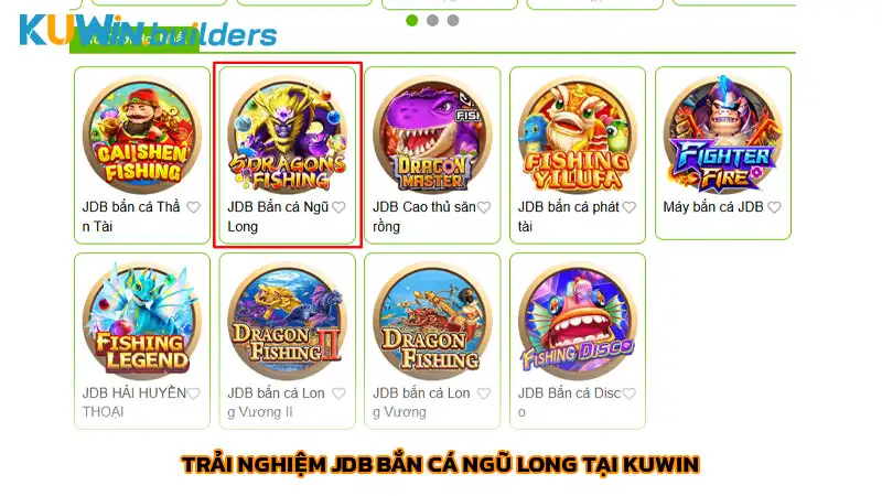 Hướng dẫn chơi JDB Bắn cá Ngũ Long: Mẹo săn thưởng khủng Trải nghiệm JDB Bắn cá Ngũ Long tại Kuwin